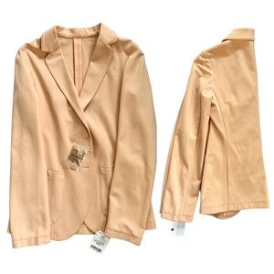 Indigo Rein Coral Blazer with front pockets, Size: Small